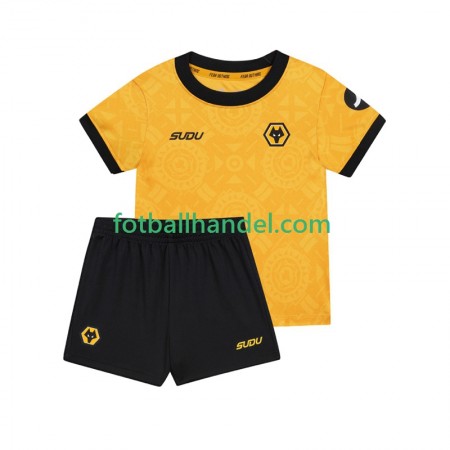 Barn Fotballdrakter Wolverhampton Wanderers Hjemme 2025-26 Kortermet